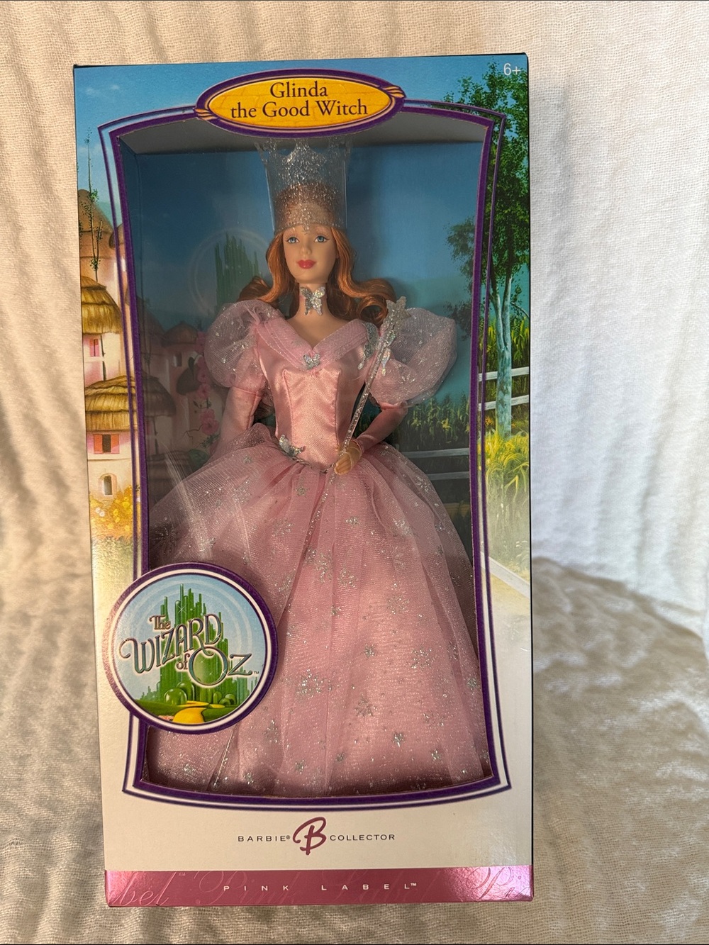 2006 Vintage New in Box Barbie Glinda the Good Witch Doll - Pink